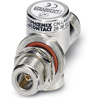 Phoenix Contact 2838490 CN-LAMBDA/4-5.9-BB Overspanningsbeveiliging (tussenstekker) Overspanningsbeveiliging voor: N (coax) 50 kA 1 stuk(s)