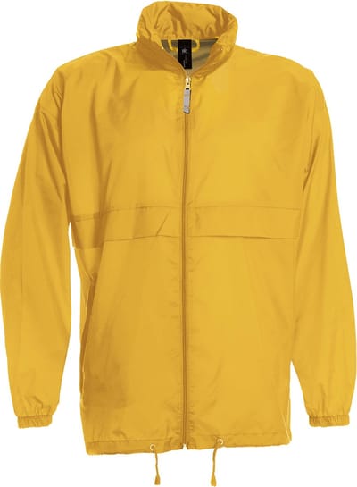 Windjas 'Sirocco Men Windbreaker' B&C Collectie maat XXL Goud/Oranje