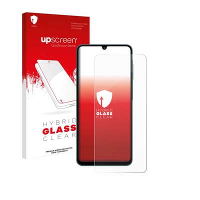 upscreen - Screenprotector voor Samsung Galaxy F07 - Folie Beschermfolie Beschermglas transparant