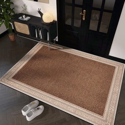 Moderne lichte luxe entreemat entreemat huishoudelijke deurmat absorberende antislipmat stofvrij tapijt 40 * 60Cm imitation cashmere