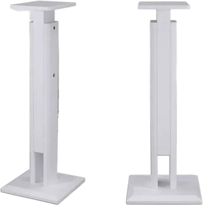 Luidsprekerstandaarden - Speaker steunen - Home audio - Massief houten constructie - 1 Paar - Zwart
