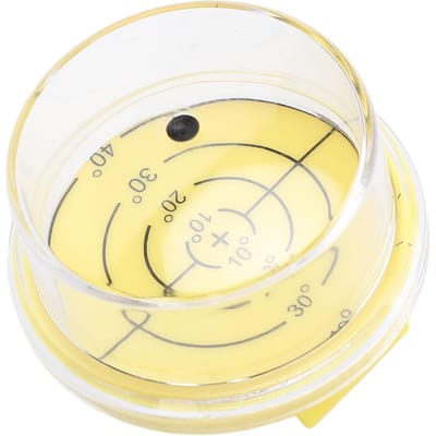 Zonhoekgids voor Zonnepaneel Verticaliteit Waterpas Meetinstrument 4,2CM Diameter Geel Zonder Kompas