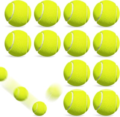 Tennisballen 12 stuks - Recreatieve Tennissen voor Kinderen en Beginners - Geschikt voor Training en Hondenuitlaten