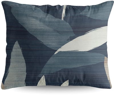 Zelesta Pure Design Katoen Kussensloop set van 2 - Dark Leaves 60x70cm