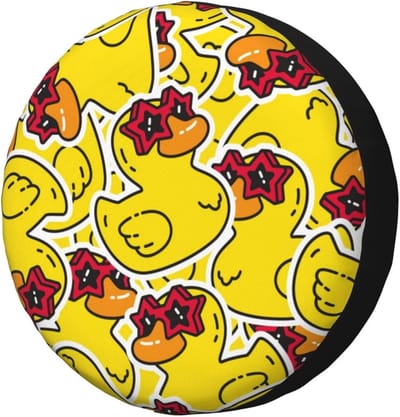 Reserveband Cover - Wielhoes Auto - Banden Beschermen - Waterdicht Polyester - 14-17 Inch - Met Print