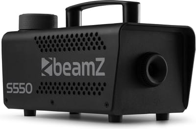 Rookmachine - BeamZ S550 - Compacte Rookmachine voor Huisfeestjes - Met Draadloze Afstandsbediening