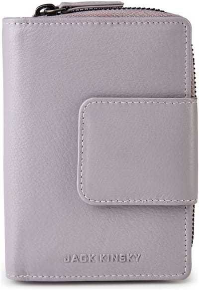 Jack Kinsky Livorno 511 Portemonnee RFID-bescherming Leer 9.5 cm - Dames - Staand formaat - flieder