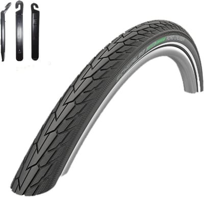 Fietsband Zwart - Bicycle Tire - Fietsen Onderhouden - Inclusief Bandenlichter - 47-559 (26x1.75) - Zwart