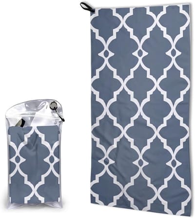 Microvezel Handdoek - Sneldrogende Strandlaken - Sport en Reizen - Compact en Lichtgewicht - 80 x 40 cm - Meerkleurig