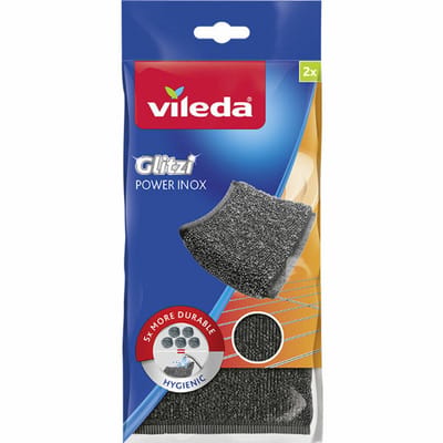 Vileda Schuursponzen Glitzi Power Inox - 5 x 2 stuks - Voordeelverpakking