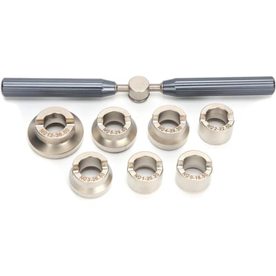 Professionele Horloge Bodemdeksel Openen Verwijderen Kit Set Horlogemaker Reparatie Gereedschap gray