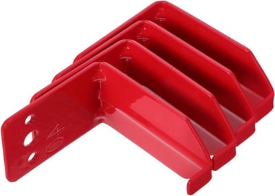 Brandblusser Montagebeugel - Haak Muurbevestiging - Veiligheid Thuis - Ruimtebesparend Ontwerp - 7.30X5.90X3.80CM - Rood