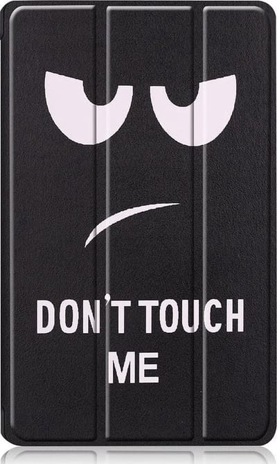Shop4 - Geschikt voor Huawei MediaPad M6 8.4 Hoes - Smart Book Case Don't Touch Me Zwart