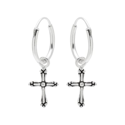 WeLoveSilver - Oorringen Vrouwen - Zilver - Vintage Look - Hypoallergeen