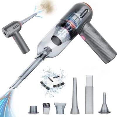 Krachtige Draadloze Autostofzuiger 9000PA - 3-in-1Handheld Stofzuiger met Oplaadbare Accu