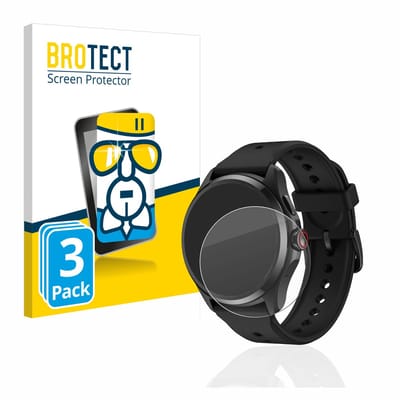 Screenprotector 3 Stuks voor Mobvoi TicWatch Pro 5 Beschermglas transparant