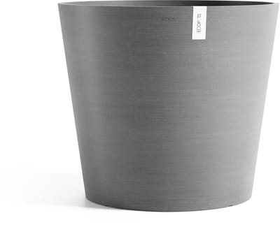 Ecopots Amsterdam 70 - Grey - Ø70 x H61,3 cm - Ronde grijze bloempot