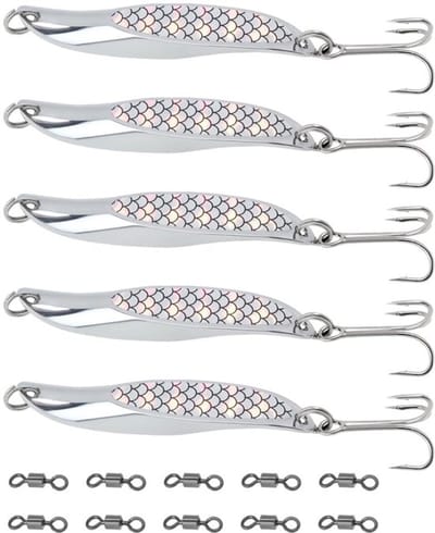 Dailygoody - Zilver Metalen Zeevissen Lokt - Kunstaas 65Mm - Ideaal
