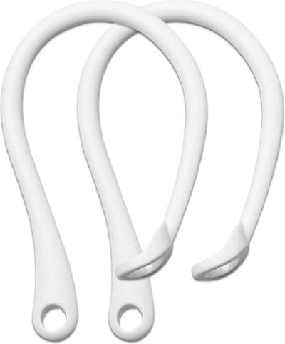 WiseGoods Premium Airpod Haakjes Set - Oorhaakjes Airpods - Oordop Haakje - Haakjes Oordopjes - Accessoires Voor Oortjes - Wit