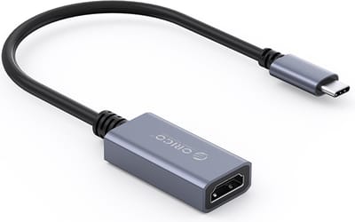 ORICO USB-C naar HDMI adapter - 4K @ 60Hz - Aluminium - Grijs