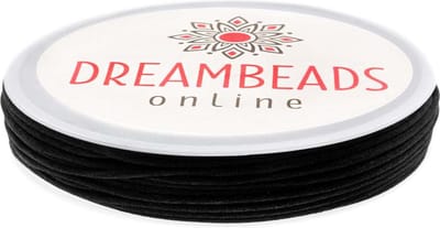 Satijnkoord (2 mm) Black (8 Meter)