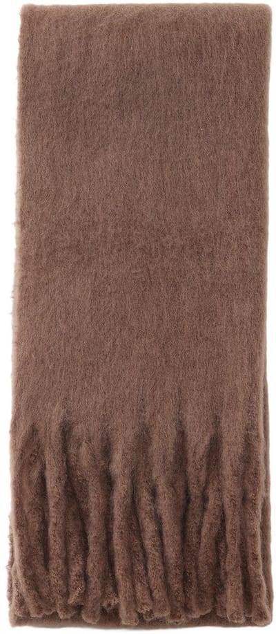 Emilie scarves - sjaal - wintersjaal - dames - bruin - basic - lang