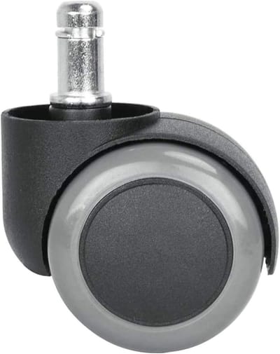 Bureaustoelwielen - Vloerbeschermers - Beschermt vloeren - Set van 5 - 50 mm - Grijs