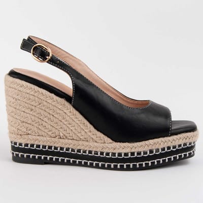 Sandalia De Cuña Para Mujer. Montevita Salia 102916 37 zwart