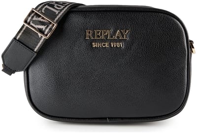 REPLAY schoudertas Crossbody Bag Black zwart