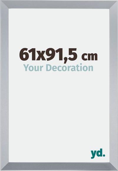 Your Decoration - Fotolijst 61x91,5 cm - MDF - Zilver Glans - Catania