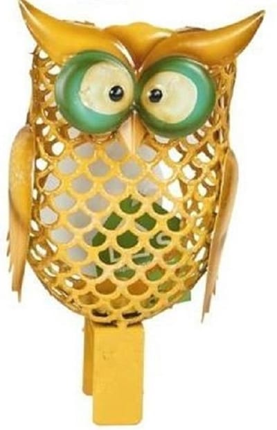 Tuin uil-geel-tuindecoratie-Animal King