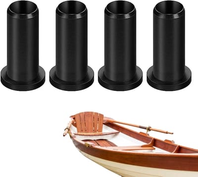 Roeiboot Oarlock Bussen - Roeidol Hulzen - Soepel Roeien - Wrijvingsverminderend Nylon - 4 Stuks - Veelkleurig