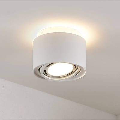 Arcchio - buitenspot - 1licht - Aluminium - H: 12 cm - GU10 - wit (RAL 9003)