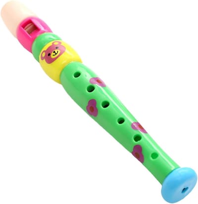 Kinderfluit Instrument - Muzikaal Speelgoed - Muzikaal Gevoel Ontwikkelen - Kleurrijk Cartoonontwerp - 18.4 cm - Willekeurige Kleur