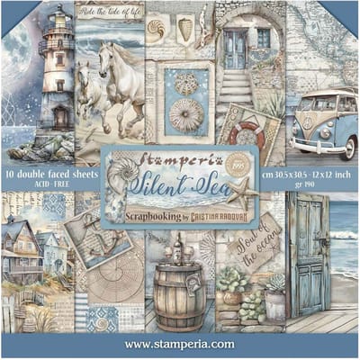Stamperia - Silent Sea 12x12 Inch Paper Pack (SBBL169)