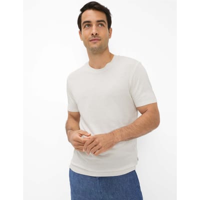 Brax Heren Shirt  Style TREVOR offwhite, crèmewit, maat XXL