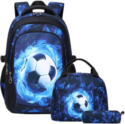 Dailygoods- Rugzak Jongens - Schoolrugzak - Rugzak Kinderen - Verstelbare Schouderbanden - Waterdicht - Abstracte Bedrukkingen - Inclusief Potloodetui - Schooltas