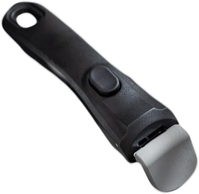 Verwisselbare Pannengreep - Universele Handgreep - Veilig Koken - Hittebestendig PVC - 19 cm - Zwart