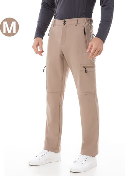 Nivard Skibroek - Skipak - Snowboard Broek - Winterbroek - Sneeuwbroek - Heren - Wintersport - Outdoor - Khaki - Maat M