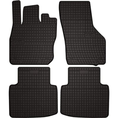 Wielganizator SolidPRO Serie - Auto Rubber Matten - Skoda Superb IV - Zwart - Past In Model