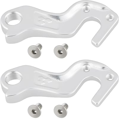 Dailygoods- Derailleurhanger GH-257 - Mech Derailleurhanger - Metalen Achterderailleurhaak - Sterk/Duurzaam - Inclusief 2x Hangers/4x Schroeven - Achterderailleur