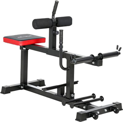 Beintrainingsbank Kuithefmachine 122x59x106cm Metaal Zwart Met Wielen Fitnessapparatuur Voor Thuis Oefeningen