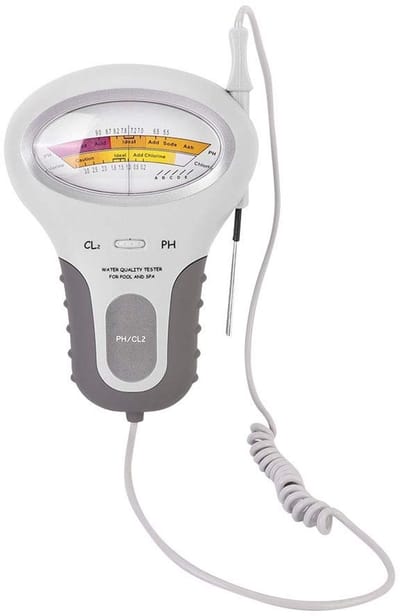 Dailygoody - 2-in-1 Water PH en Chloor Testmeter - Draagbaar voor Zwembad Waterkwaliteit