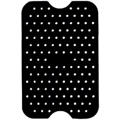 Herbruikbare Dubbele Mand Airfryer Liners Anti-aanbak Siliconen Airfryer Liners Keukenaccessoires voor zwart