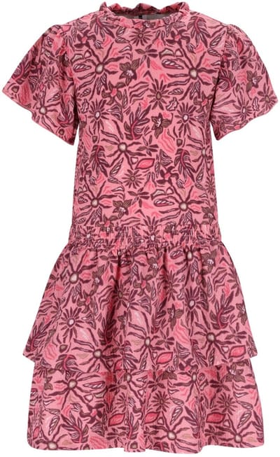 B.Nosy Y602-5855 meisjes jurk roze- Maat 110