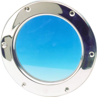 Allpa RVS Patrijspoort Ø215mm vast Model met gehard Glas