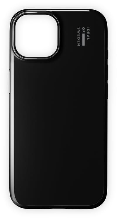 iDeal of Sweden Slim Case MagSafe geschikt voor iPhone 13/14/15/16E Glossy Black - Zwart