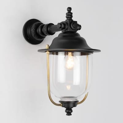 KS Verlichting Lindau Muurlamp Hang Zwart