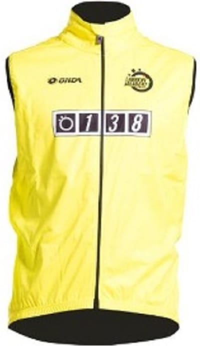 ONDA Windstopper mouwloos waterdicht unisex Geel - Laurent Jabalert - S