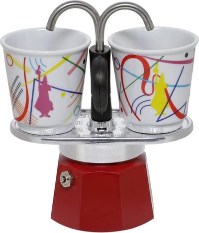 Bialetti MINI EXPRESS Kandinsky - Set met 2 kopjes